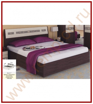 Кровать с подъемным механизмом - Спальня Ривьера Модуль 95.21.1